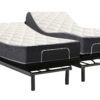 Deluxe Adjustable Bed and Traditional Mid Firm Mattress Combo