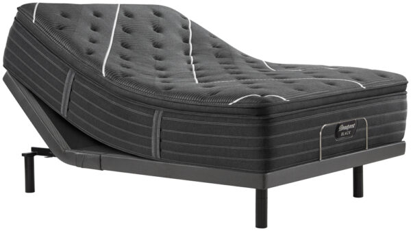 All Feature Adjustable Bed & Beautyrest Black Plush Pillowtop Mattress Combo - Image 4