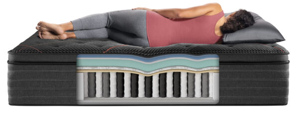All Feature Adjustable Bed & Beautyrest Black Plush Pillowtop Mattress Combo - Image 2